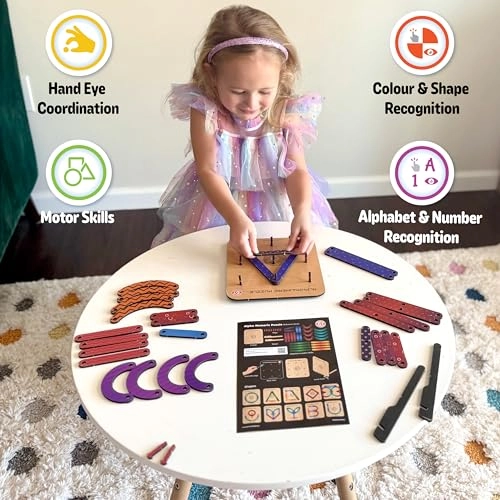 Wooden Alphabets - 3 years and up 28 pieces