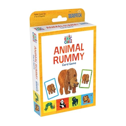 The Very Hungry Caterpillar Animal Rummy Card Game - 48 Jumbo Cards