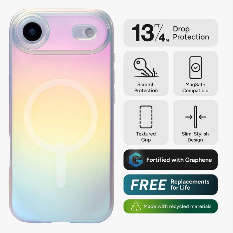 Milan Snap Case with MagSafe for iPhone Air Iridescent