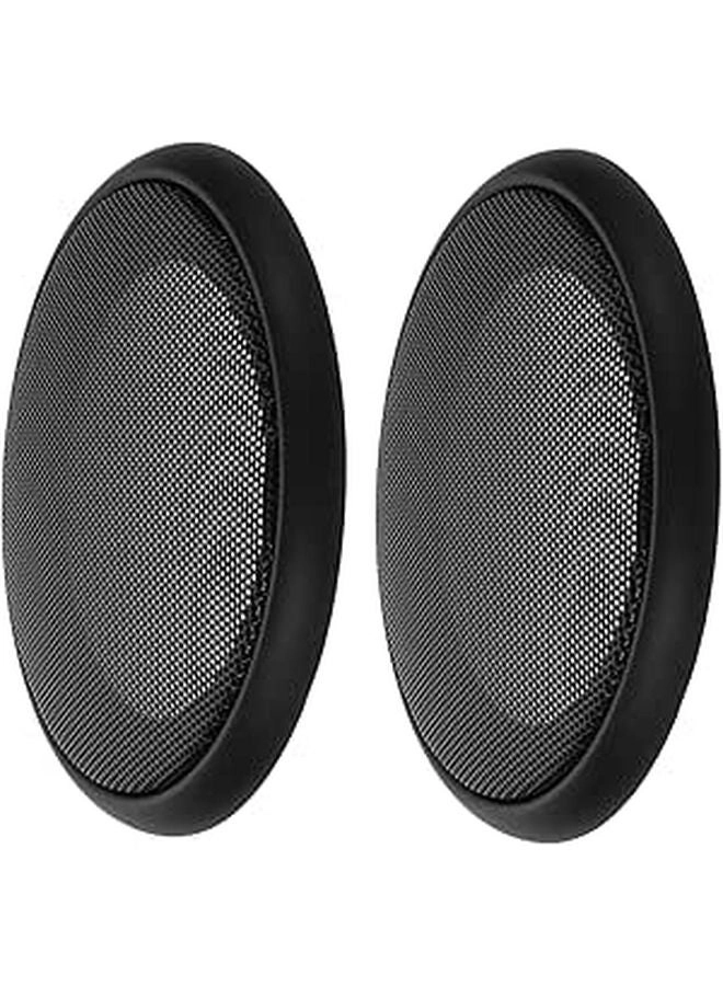 ULTECHNOVO Car Subwoofer Speaker Grill Covers - 2 Pcs Black Mesh Design