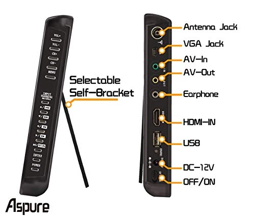 Portable Digital DVB-T2 TFT - 1080p 10.1"