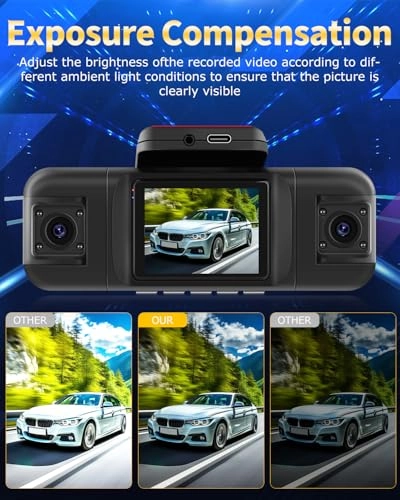 4 Channel Front and Rear Dash Cam - 1080P