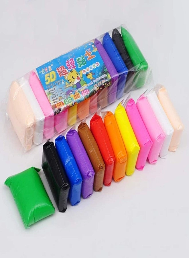 Creative Art and Craft Air Dry Super Clay 36pcs.