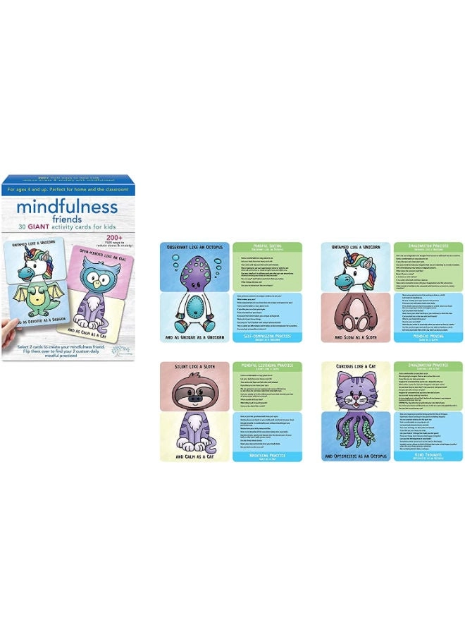 Mindful Living Mindfulness Friends Cards