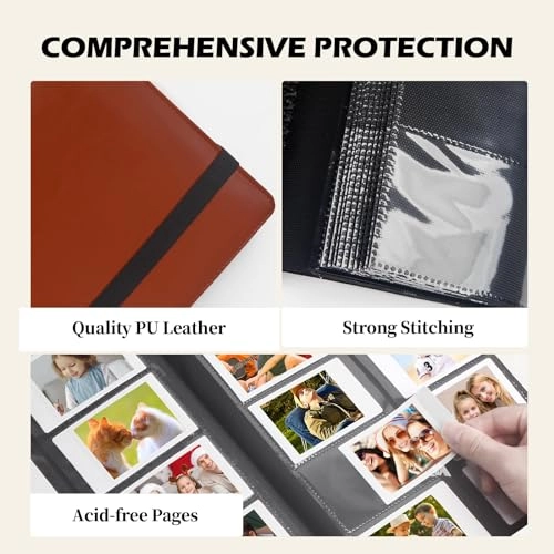 Fujifilm Instax Mini 400 Pockets Vegan Leather Photo Album