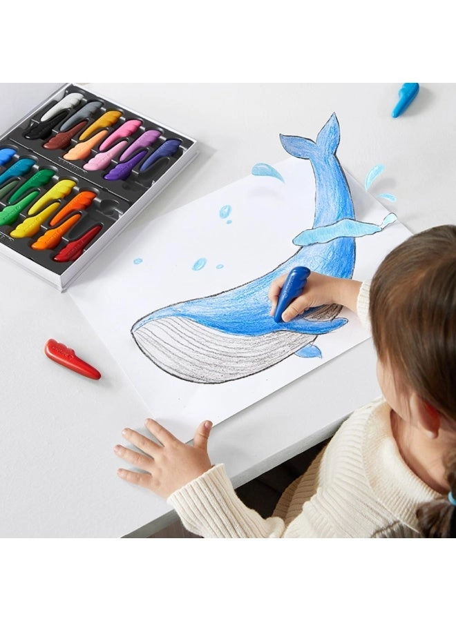 No Dirty Feather Crayons - 24 Pcs