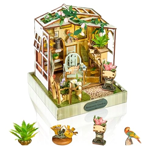 DIY Miniature Dollhouse Kit - Romantic garden