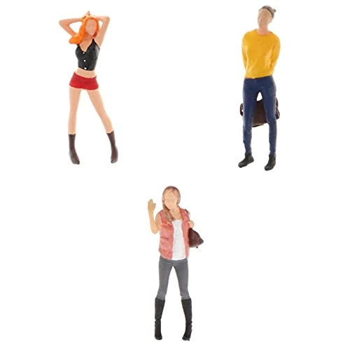 Figure doll - 3pcs 1:64