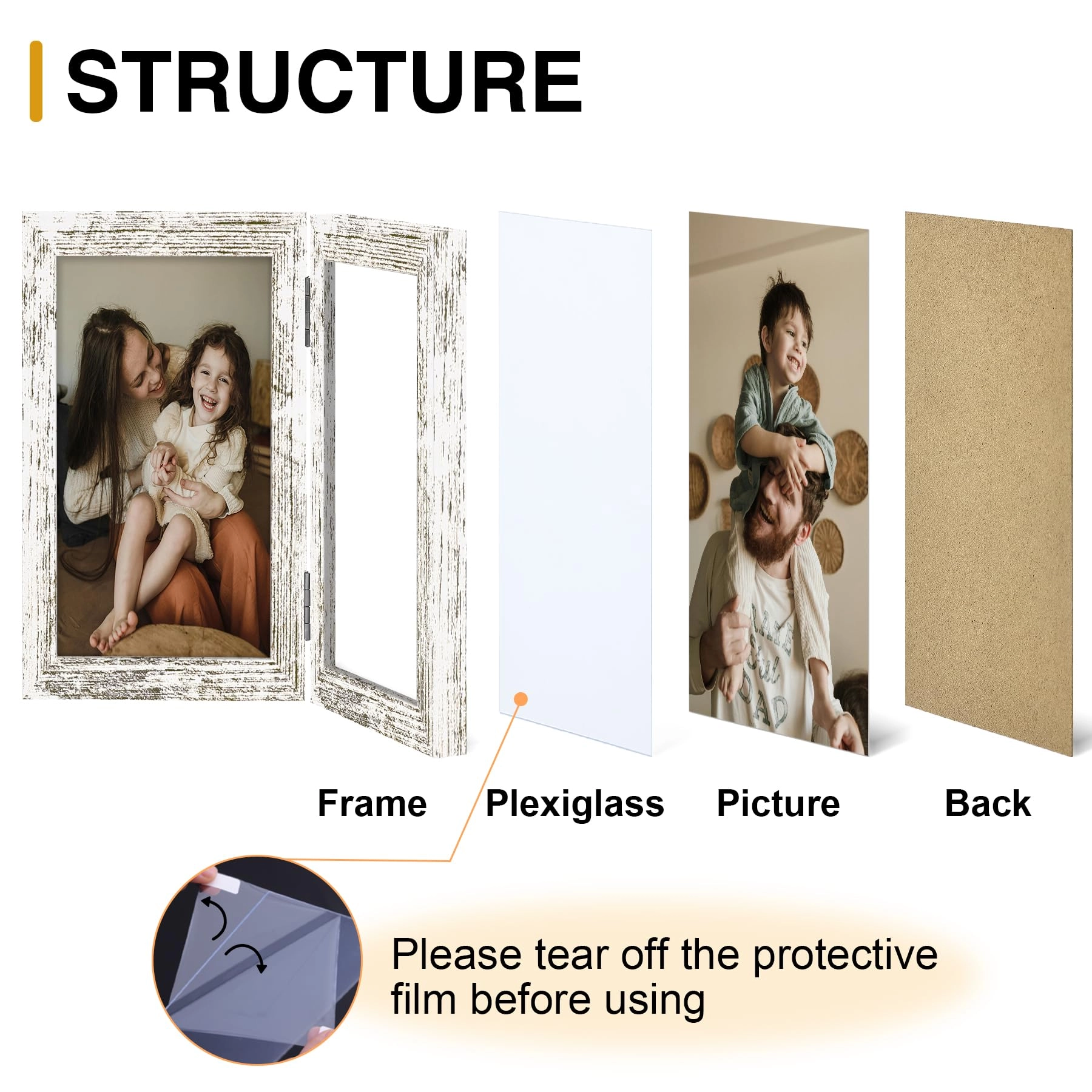Double Picture Frame - 5x7 2