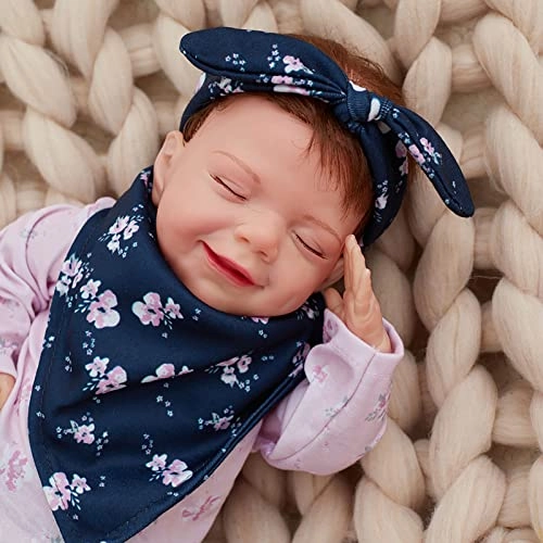 Rebirth Baby Doll - 19 Inch Vinyl Baby Girl Eyes Closed Ages 3+