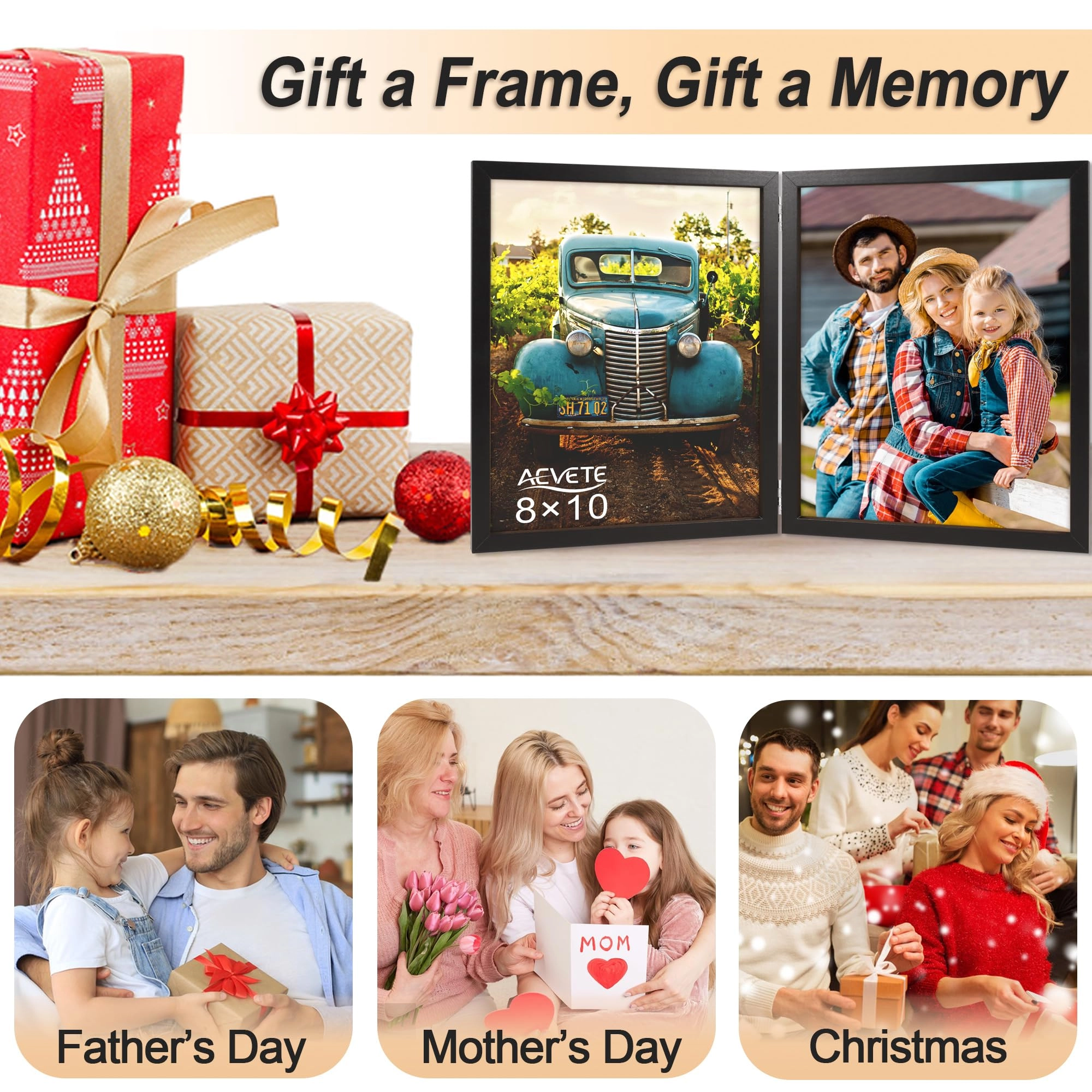 Double Picture Frame - 8x10 2