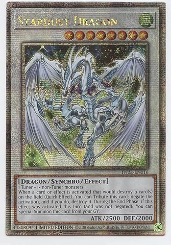 Stardust Dragon TN23-EN016 - Quarter Century Secret Rare Limited Edition