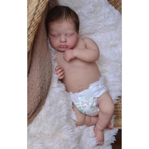 Reborn Baby Doll - 48 cm Full Silicone Ages 36 months - 10 years