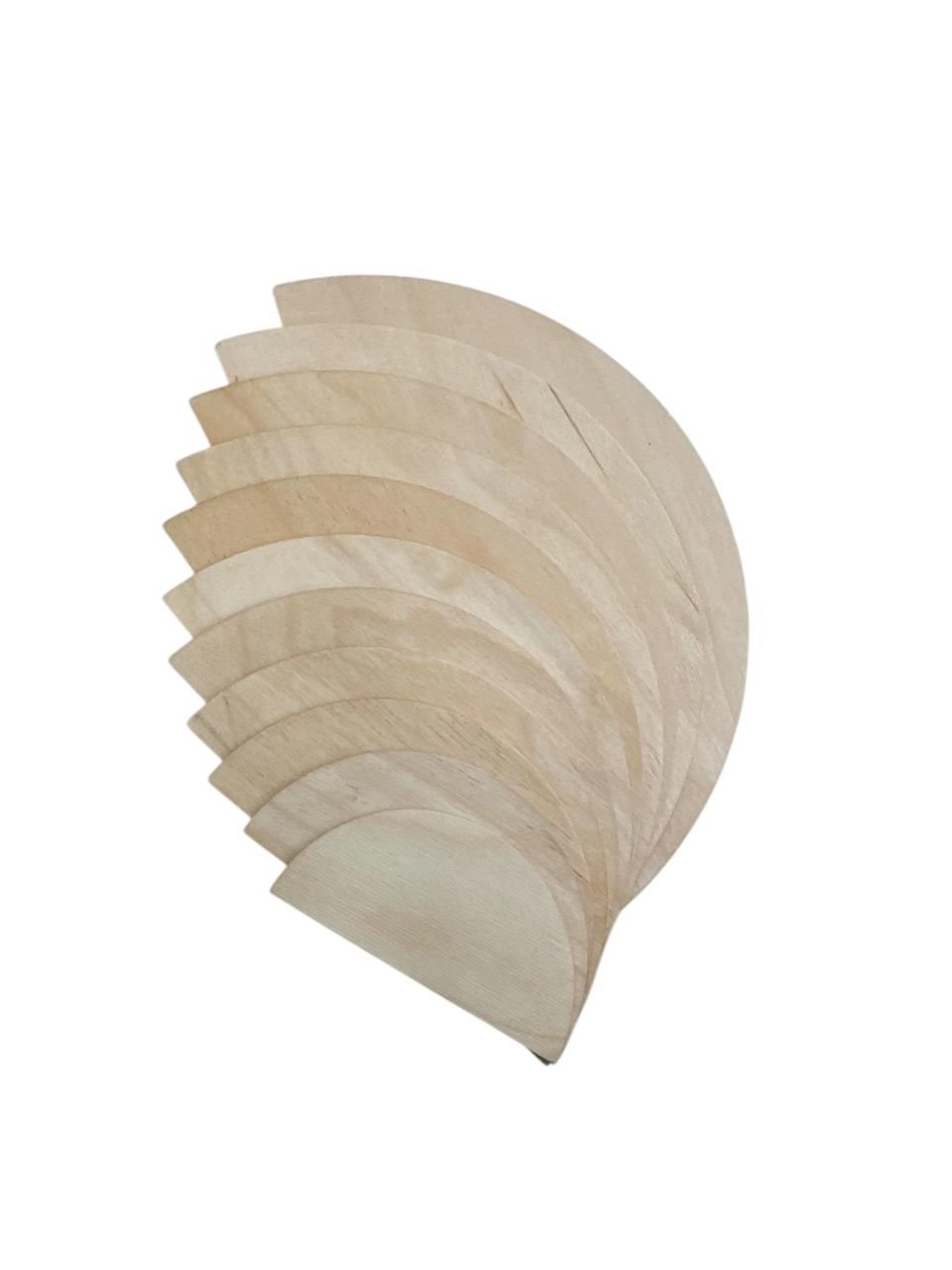 Wooden Grading Semicircles - 3 years and above 11 pieces