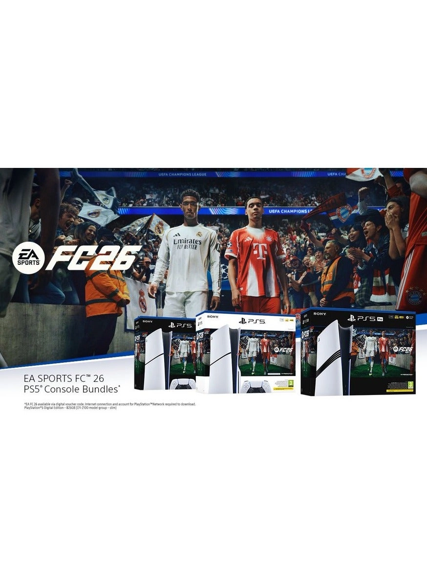 Sony PlayStation 5 - 825 GB + EA FC 26 Voucher