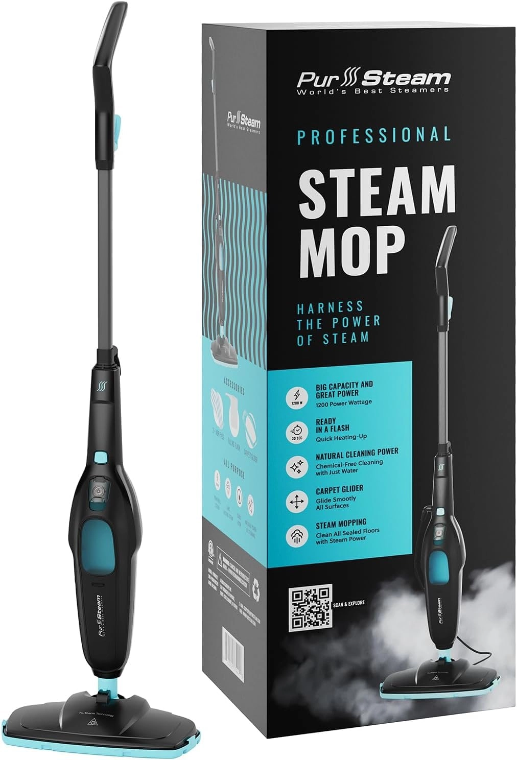 Professional Steam Mop - 350ml (11.8 fl oz)