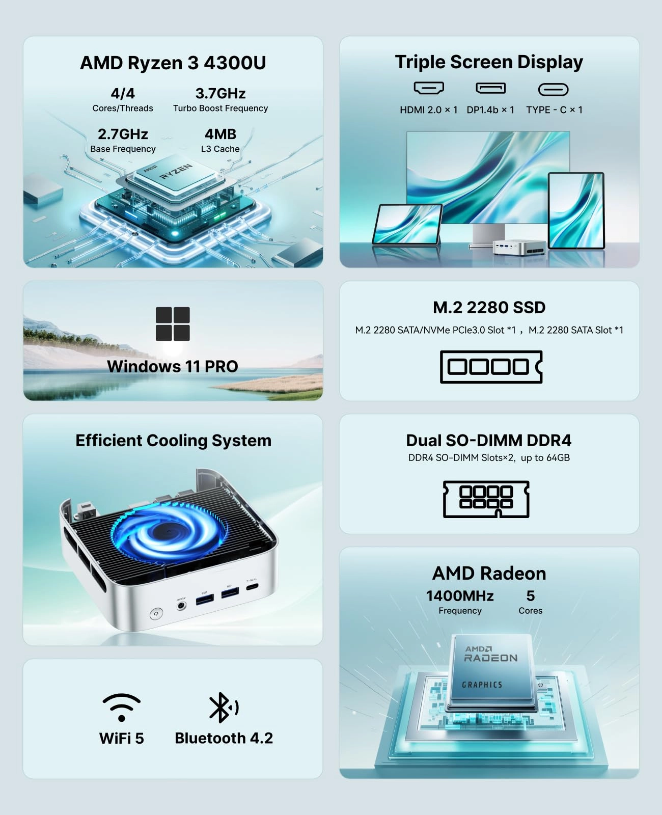 K1 - 16GB 256GB Ryzen 3 4300U