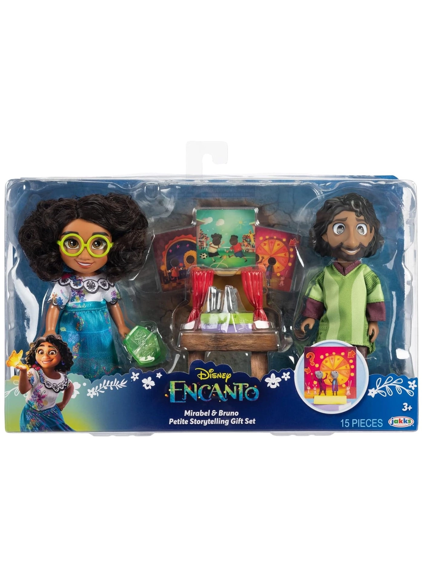 Jakks Mirabel Petite Doll - 6 Inches Tall + Bruno Petite Doll