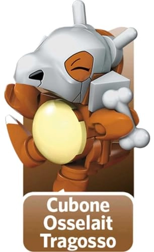 Pokemon Building Box - Cubone Zubat Caterpie Magikarp Pikachu