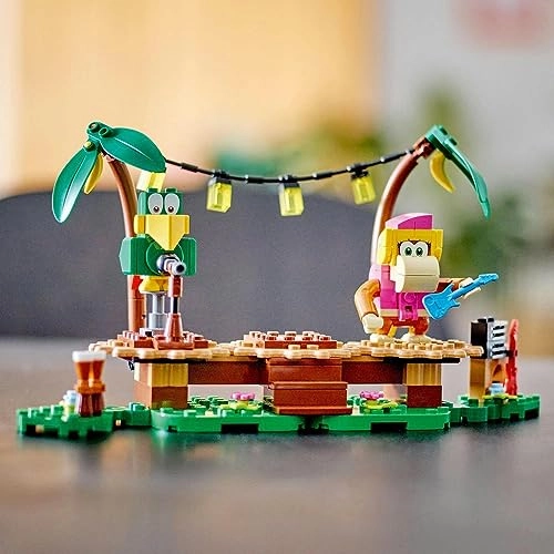 Super Mario Picnic at Mario's House Expansion Set (71422) - Yellow Yoshi figure compatible with 71360 71387 71403