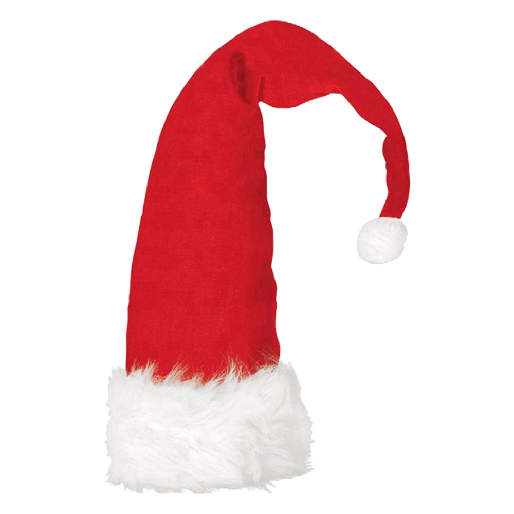 Costumes USA Long Santa Hat - Christmas Suitable for 5 years and above