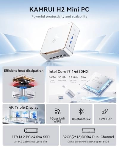 H2 - 32GB 1TB Core i9-14900HX