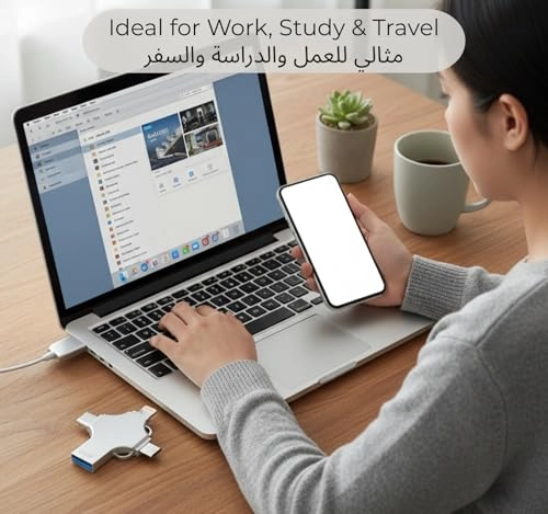 4 In 1 Usb Flash Drive - USB 3.0 USB-A USB-C Lightning Micro USB 128GB