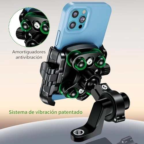 Motorcycle Phone Holder - 360 Rotation Aluminium Body