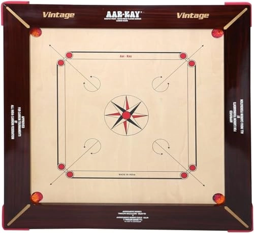 AAR-Kay Carrom Board - Vintage Plywood Champion