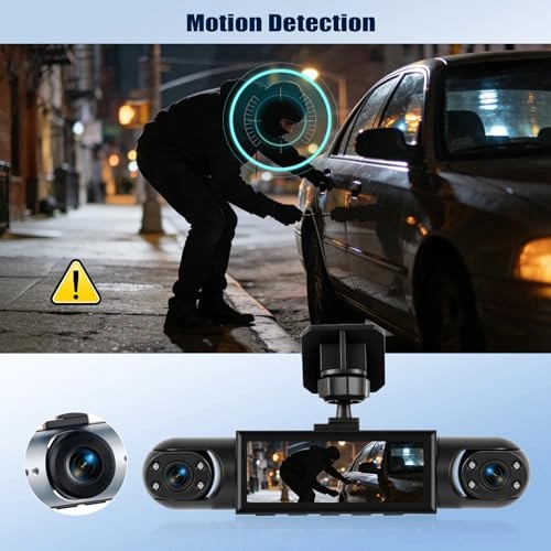 4 Channel Mirror Dashcam - 1080p