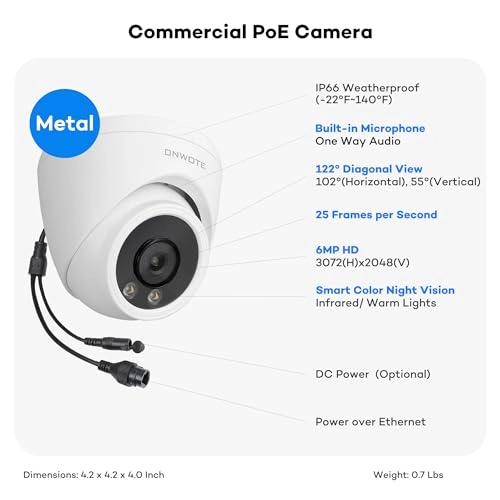 NVR PoE Security Camera System - 16 Channel