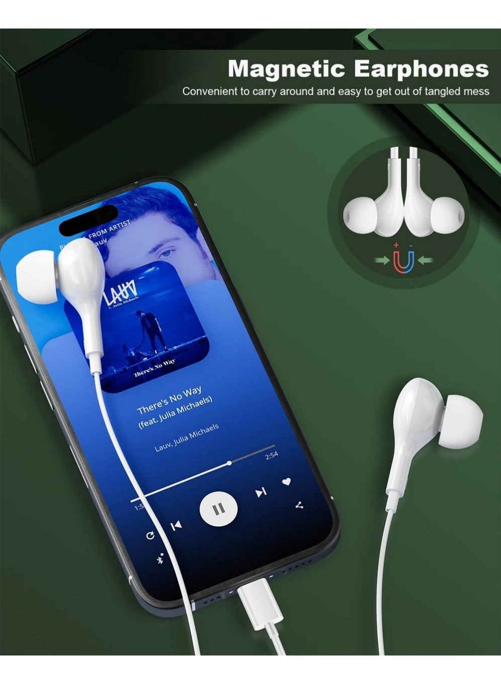 USB C Headphones - Wired Earbud