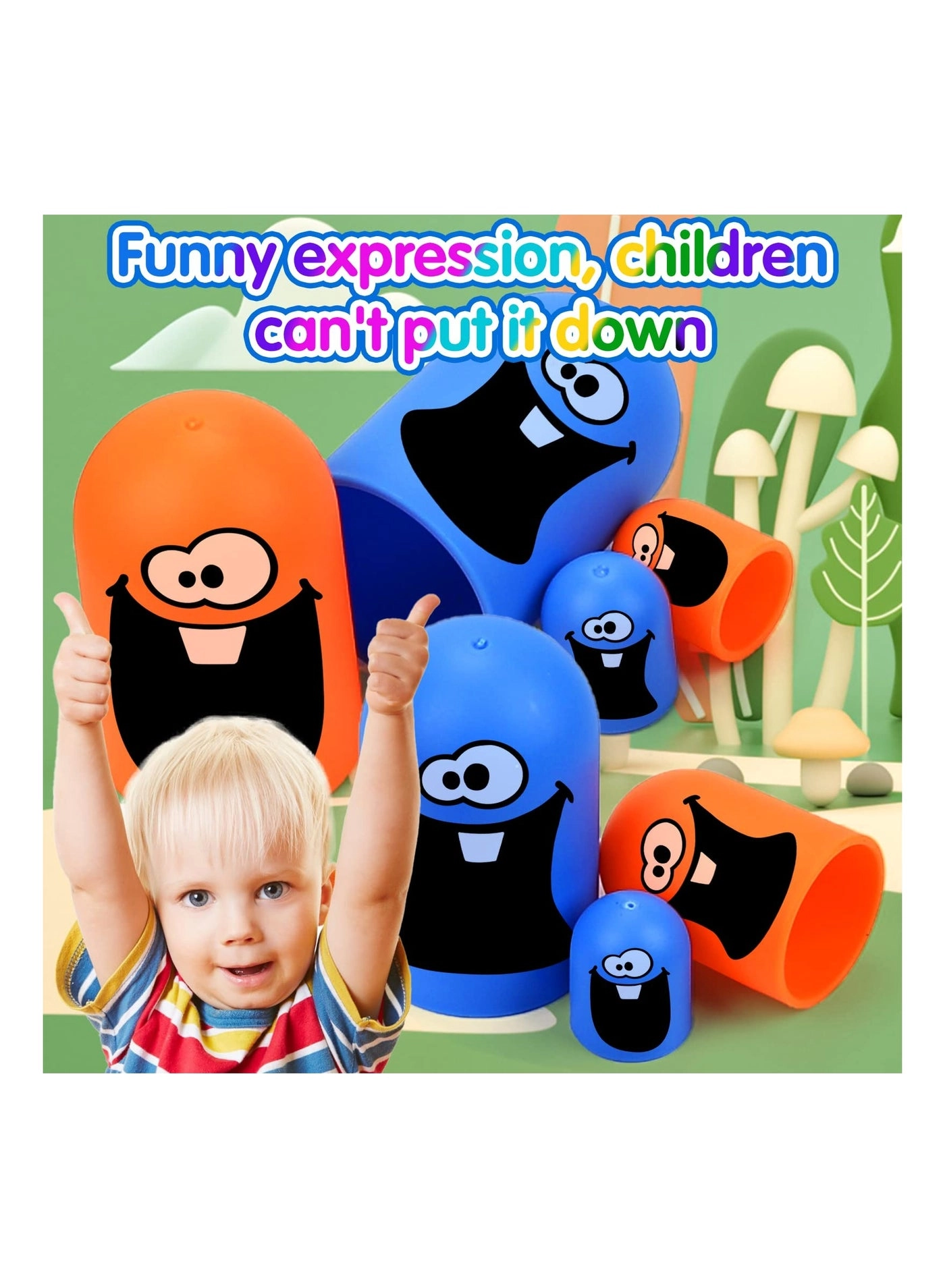 Big Eat Small Tic Tac Toe - Portable Parent-Child Interactive