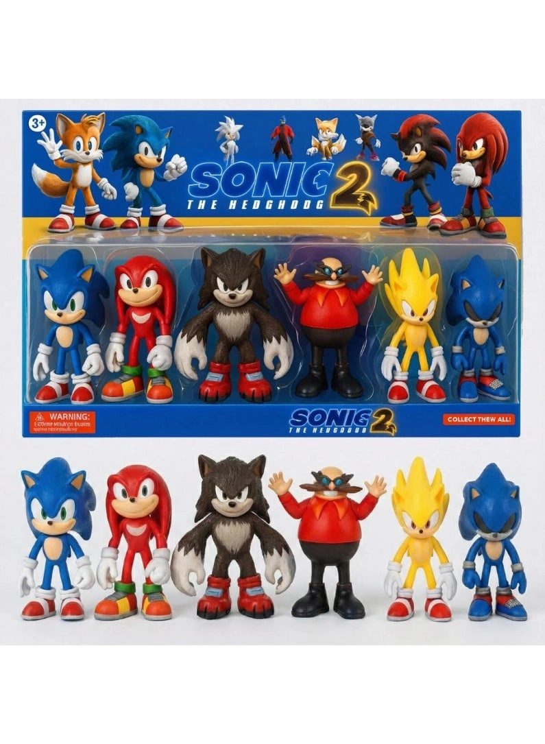 Adventure Heroes - Sonic + Tails + Knuckles + Shadow (3055) 6 pcs