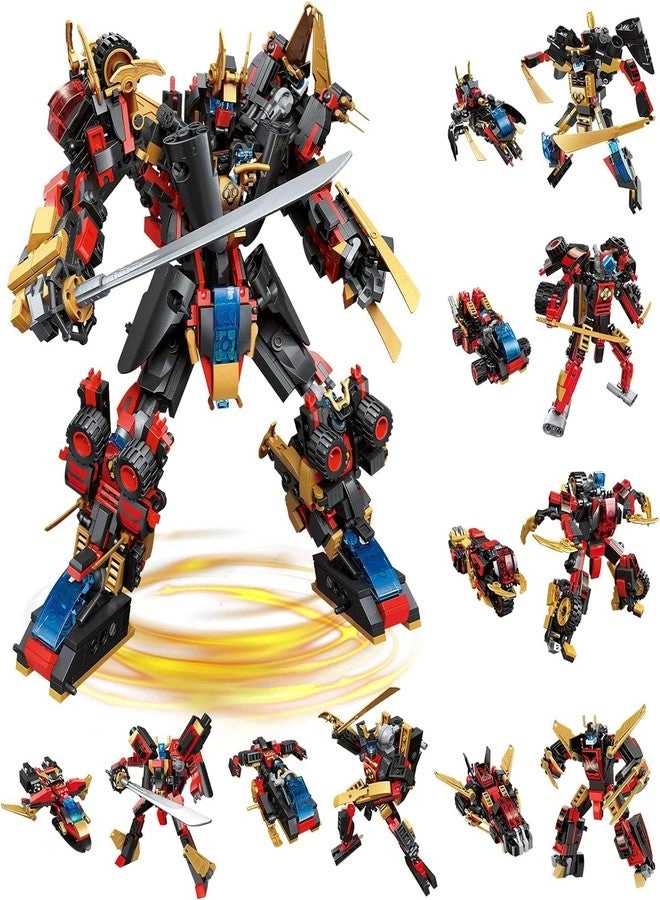 QLT QIAOLETONG Transforming Mecha Robot - 12 in 1 542 PCS