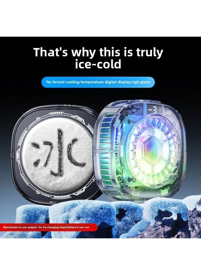 Mobile Phone Radiator - Magnetic Cooling + Finger Cot - Sterling Silver