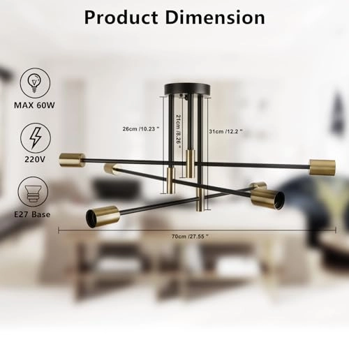 Sputnik Ceiling Lights - Dimmable