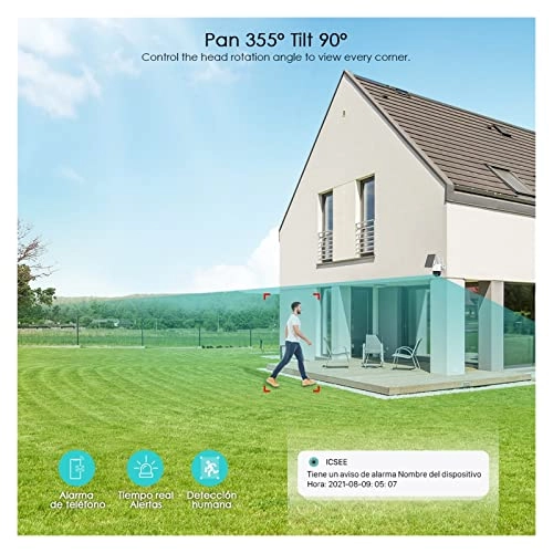 3Mp Solar Battery Ptz Wifi Camera