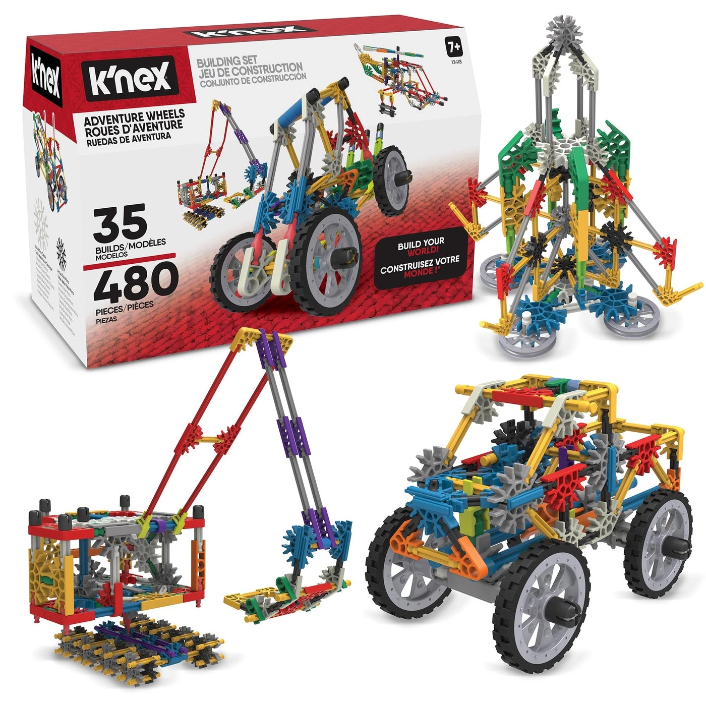 K’NEX Adventure Wheels - STEM Creative Construction