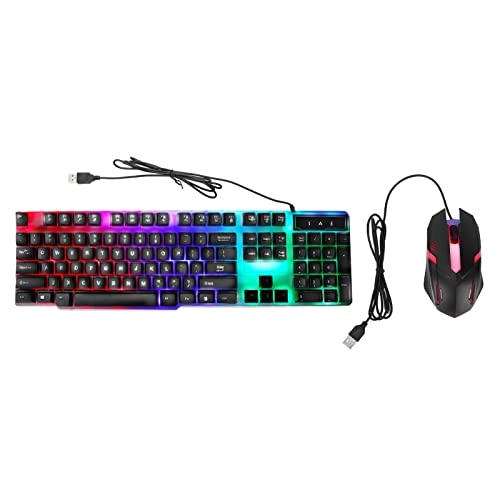 104 Key Ergonomic Backlight Keyboard Combination - Wired