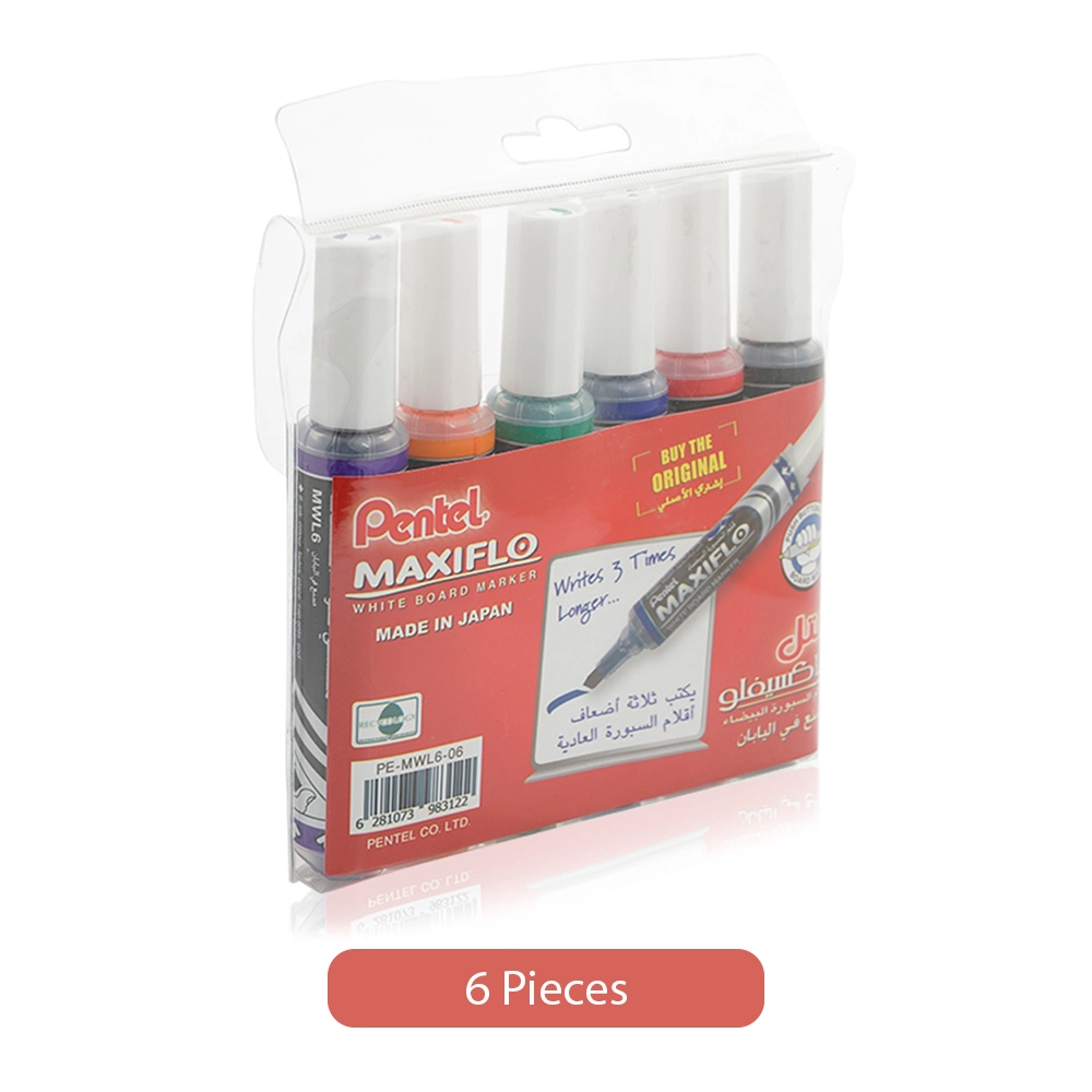 MaxiFlo Whiteboard Markers - colorful Fine Bullet Point Tip