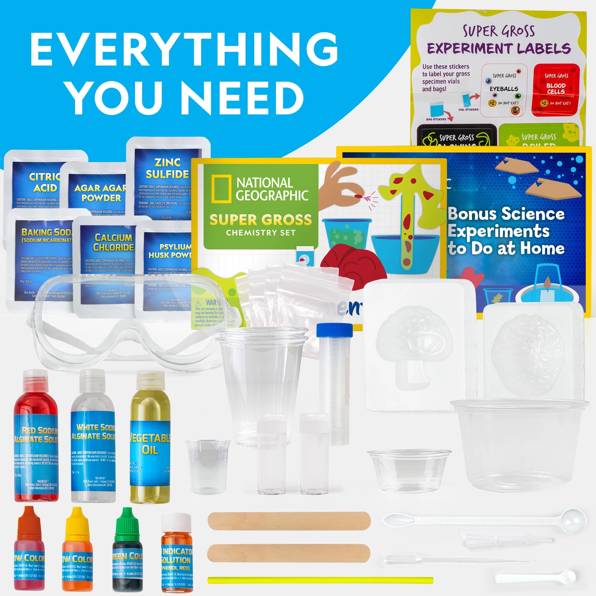 National Geographic Gross Science Kit Chemistry - 8 years+