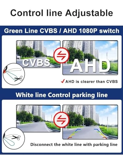 Rear View Camera - Night vision Wire AHD 720P