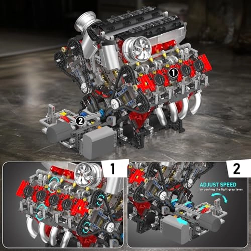 V8 Engine (10130) - 3.9-Liter Twin-Turbo 8-Cylinder