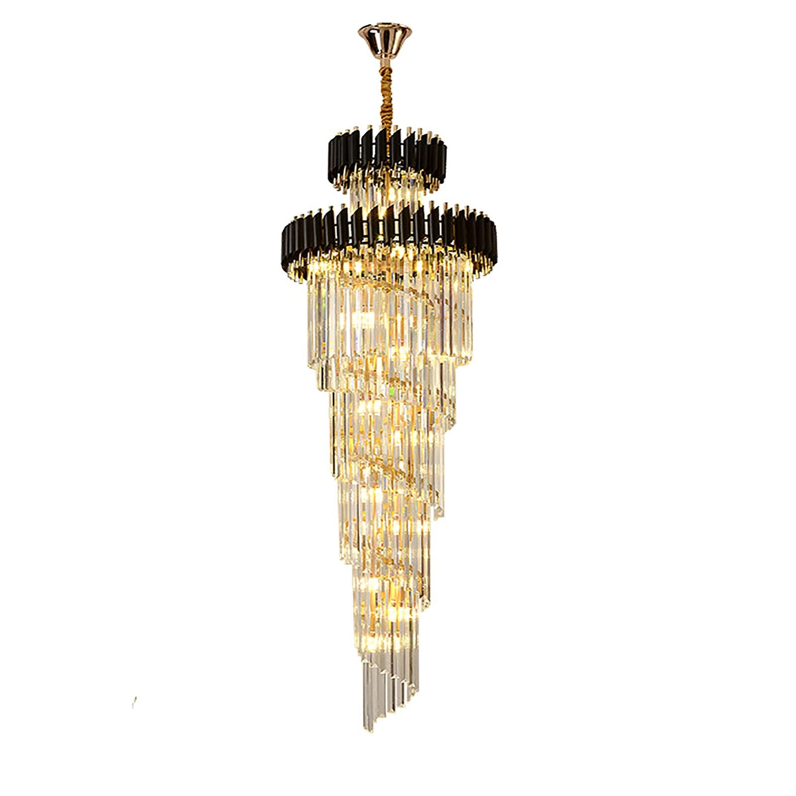 Crystal Chandelier - E14 Adjustable 60cm diameter
