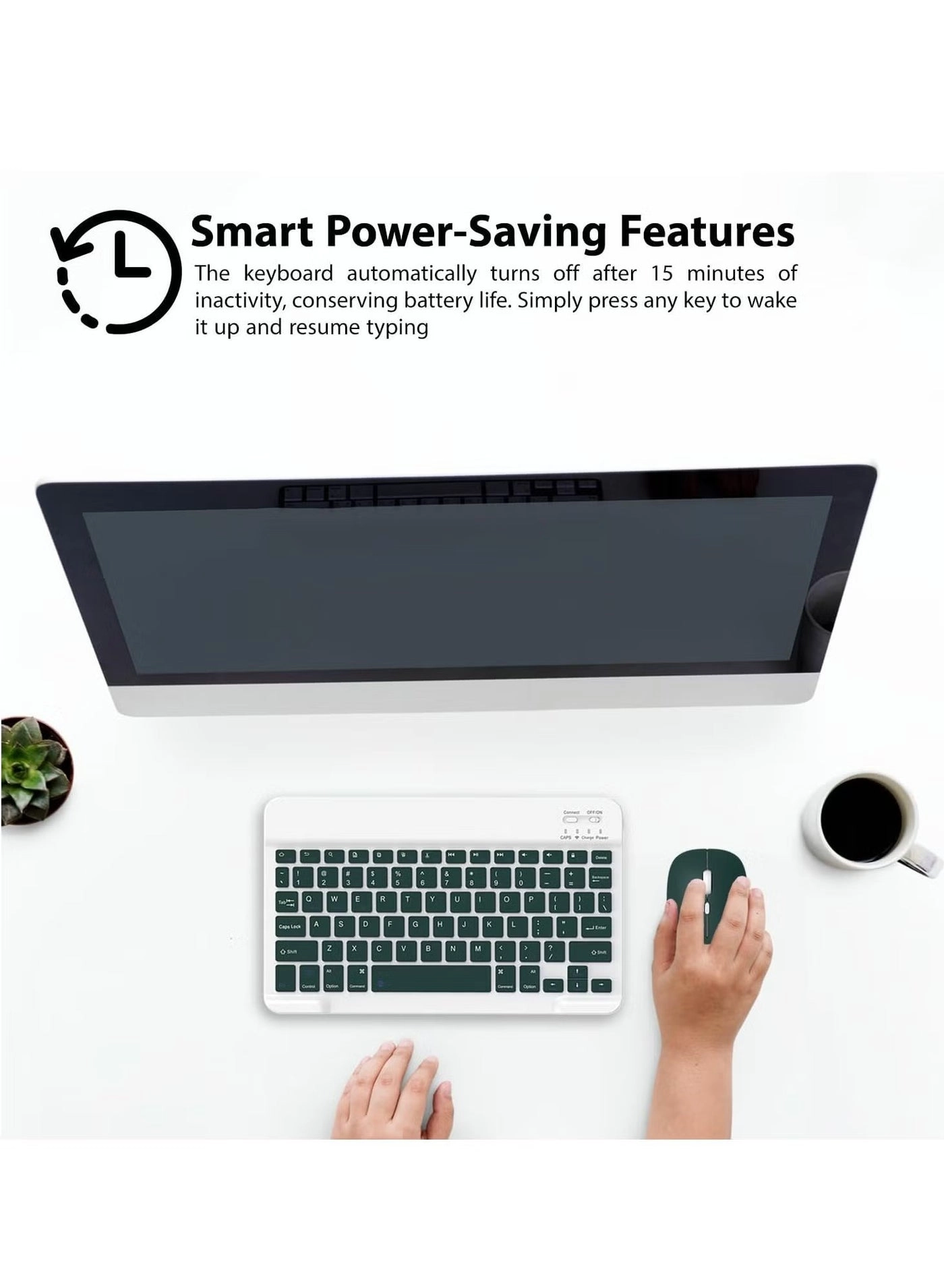 Bluetooth Keyboard + Wireless Mouse