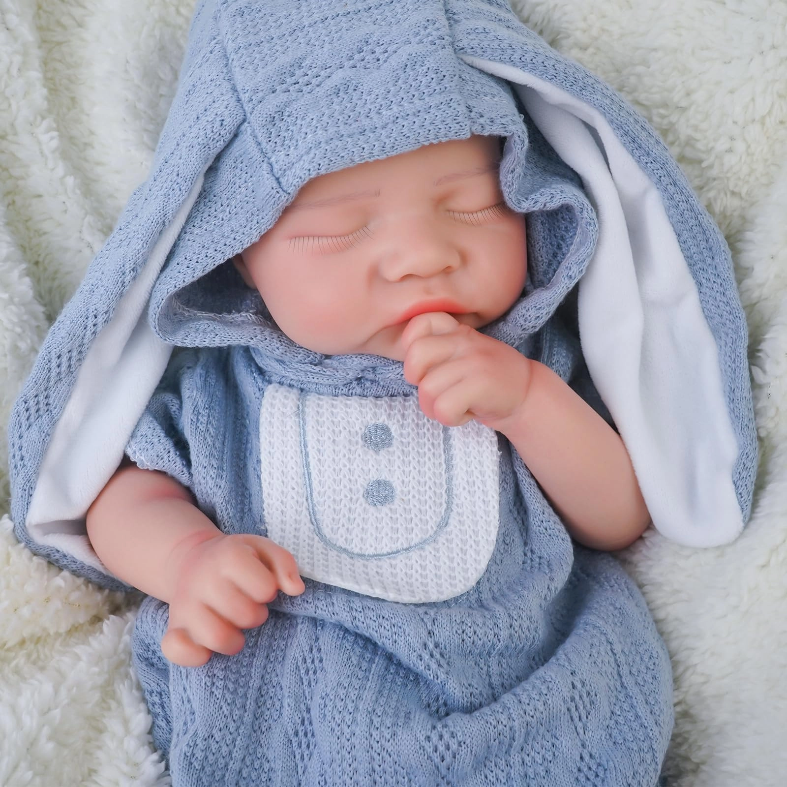 Reborn Baby Doll - 17 Inch Full Silicone Boy Ages 14+