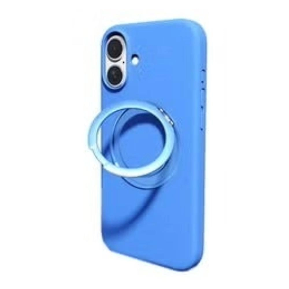 360 Rotating Liquid Silicone Case with MagSafe for iPhone 16 Plus