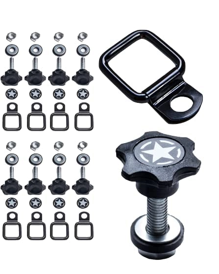 gpca GP Star Thumb Screws and D-Rings - M8