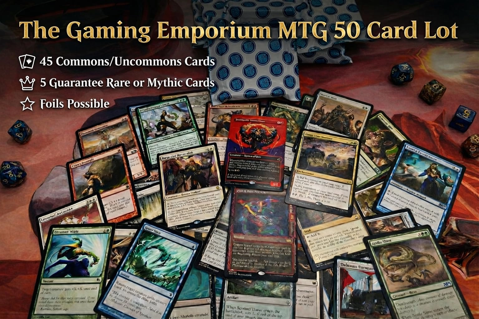 The Gaming Emporium Magic: The Gathering 50 Card Pack Bundle